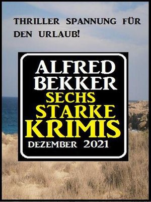 cover image of Sechs starke Krimis Dezember 2021